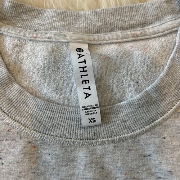 Athleta speckled gray sweater - Picture 3 of 7